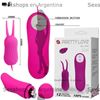 Masajeador vaginal con control remoto